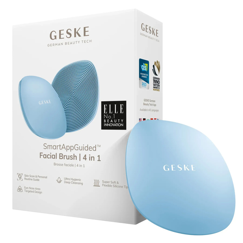 Щетка для лица GESKE Facial Brush 4в1 aquamarine