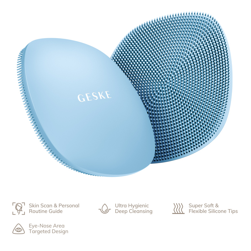 Щетка для лица GESKE Facial Brush 4в1 aquamarine