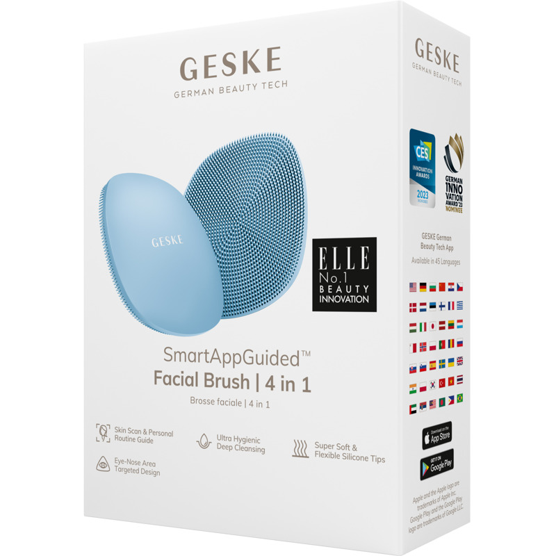 Щетка для лица GESKE Facial Brush 4в1 aquamarine