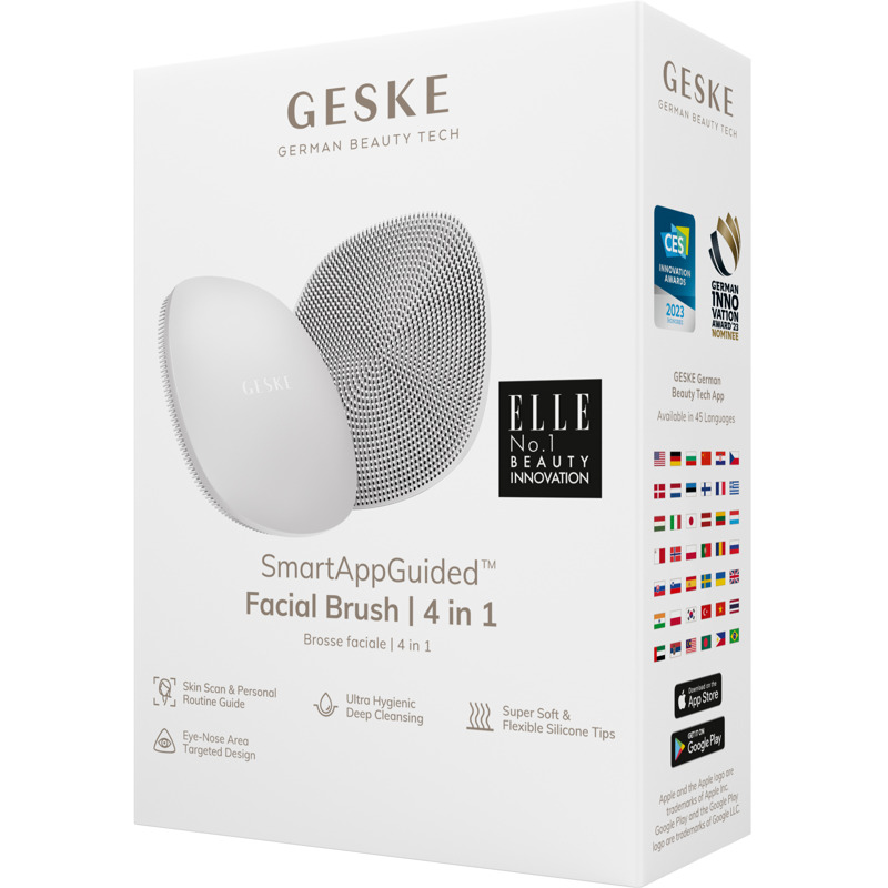 Щетка для лица GESKE Facial Brush 4в1 white