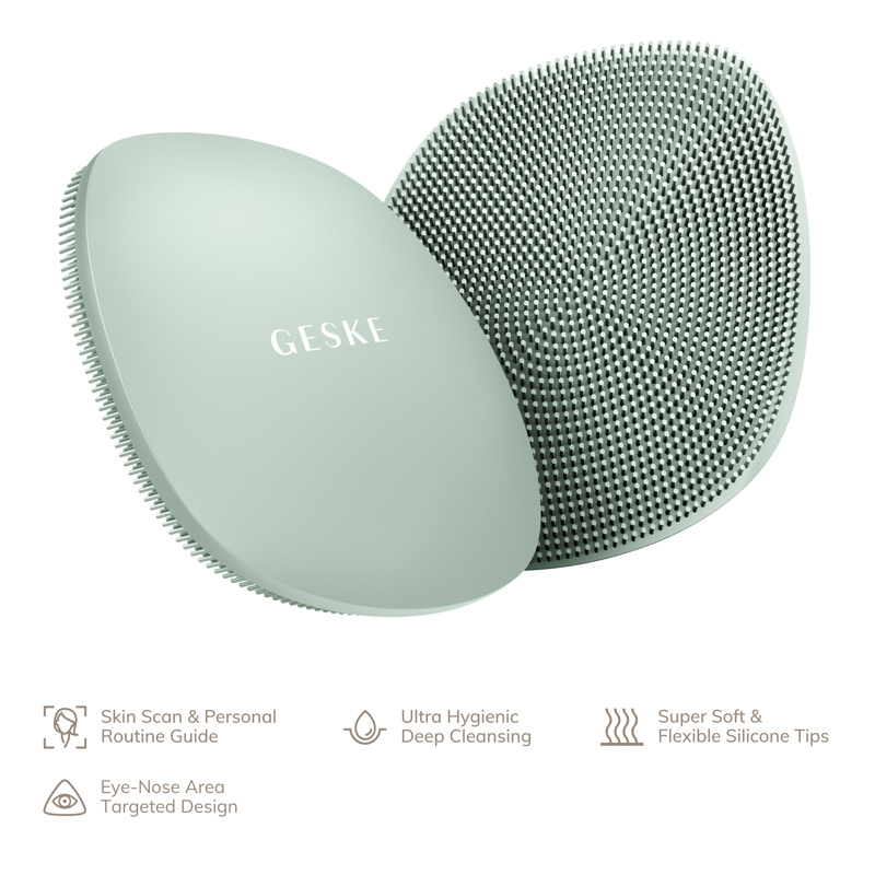 Щетка для лица GESKE Facial Brush 4в1 green