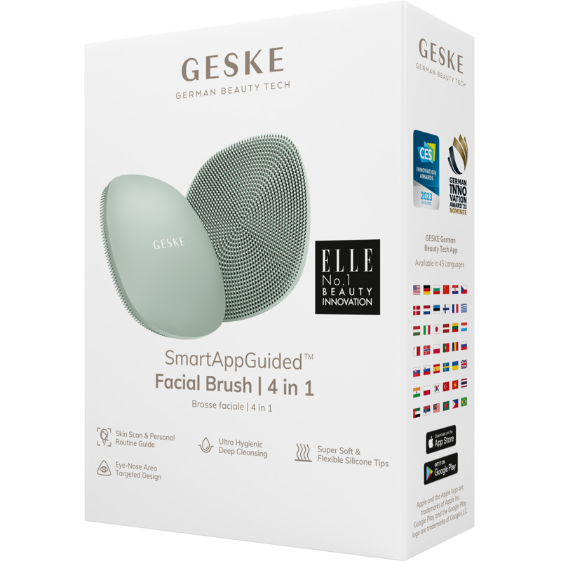 Щетка для лица GESKE Facial Brush 4в1 green