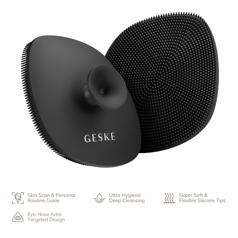 Щітка для обличчя GESKE Facial Brush 4в1 з тримачем Щітка для обличчя GESKE Facial Brush 4в1 з тримачем