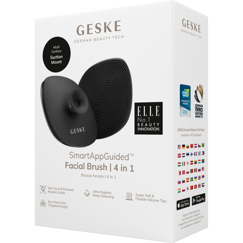 Щітка для обличчя GESKE Facial Brush 4в1 з тримачем Щітка для обличчя GESKE Facial Brush 4в1 з тримачем