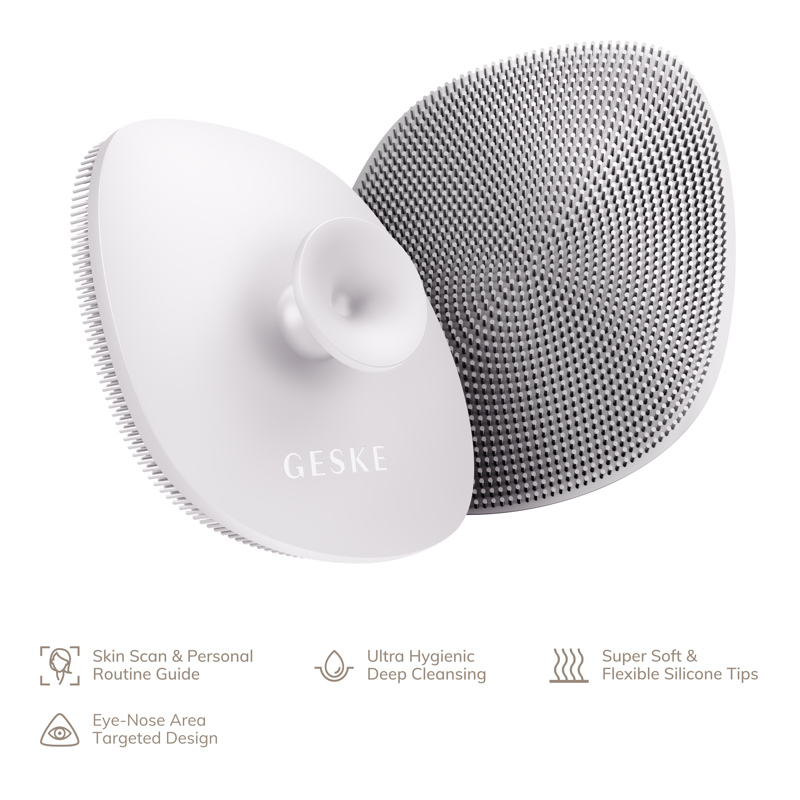Щітка для обличчя GESKE Facial Brush 4в1 з тримачем starlight Щітка для обличчя GESKE Facial Brush 4в1 з тримачем starlight