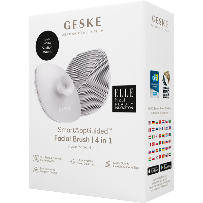 Щітка для обличчя GESKE Facial Brush 4в1 з тримачем starlight Щітка для обличчя GESKE Facial Brush 4в1 з тримачем starlight