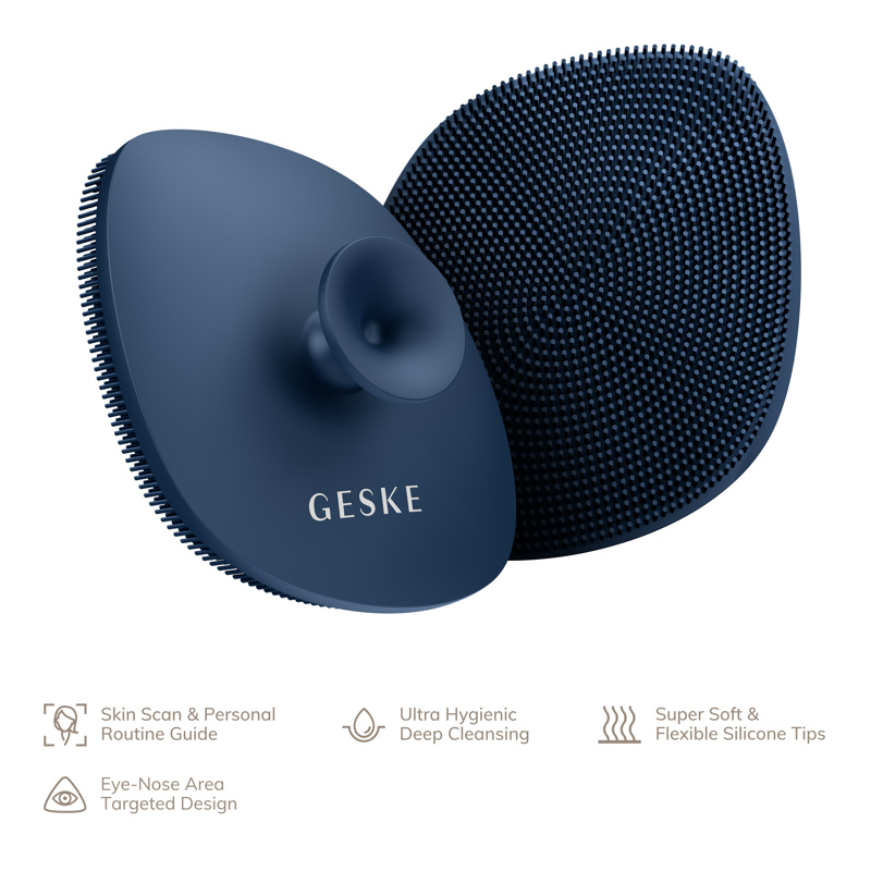 Щітка для обличчя GESKE Facial Brush 4в1 з тримачем midnight Щітка для обличчя GESKE Facial Brush 4в1 з тримачем midnight