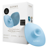 Щетка для лица GESKE Facial Brush 4в1 с держателем aquamarine