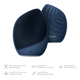 Электронная ультразвуковая щетка для лица GESKE Sonic Facial Brush 5в1 midnight