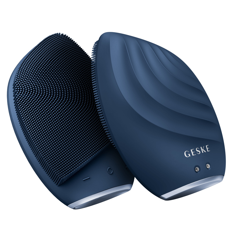Электронная ультразвуковая щетка для лица GESKE Sonic Facial Brush 5в1 midnight