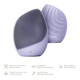Электронная ультразвуковая щетка для лица GESKE Sonic Facial Brush 5в1 purple