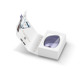 Электронная ультразвуковая щетка для лица GESKE Sonic Facial Brush 5в1 purple