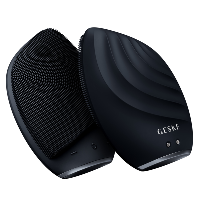 Электронная ультразвуковая щетка для лица GESKE Sonic Facial Brush 5в1 black