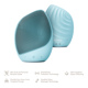 Электронная ультразвуковая щетка для лица GESKE Sonic Facial Brush 5в1 turtoise