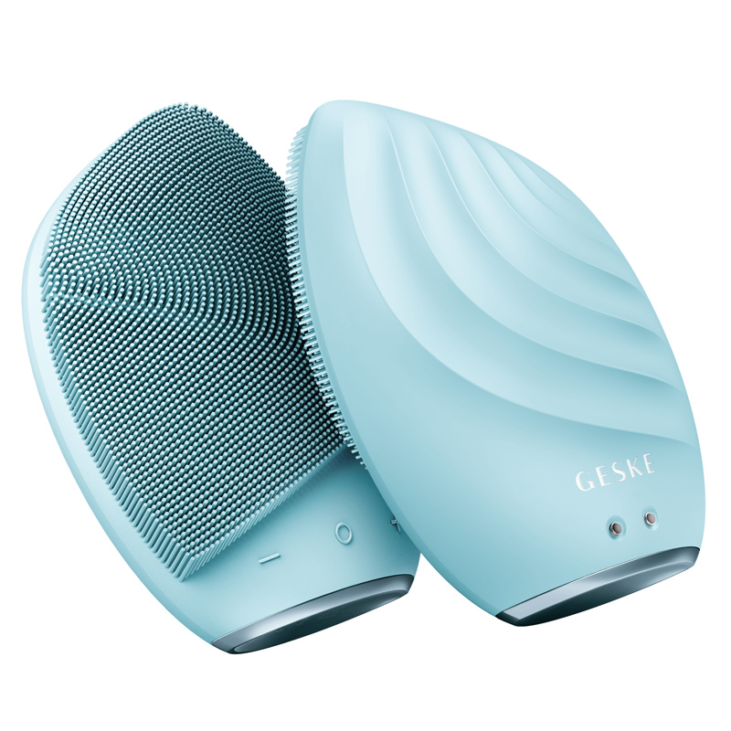 Электронная ультразвуковая щетка для лица GESKE Sonic Facial Brush 5в1 turtoise