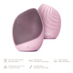 Электронная ультразвуковая щетка для лица GESKE Sonic Facial Brush 5в1 pink
