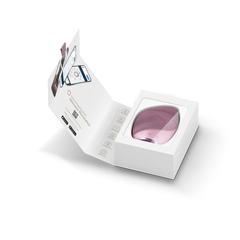 Электронная ультразвуковая щетка для лица GESKE Sonic Facial Brush 5в1 pink