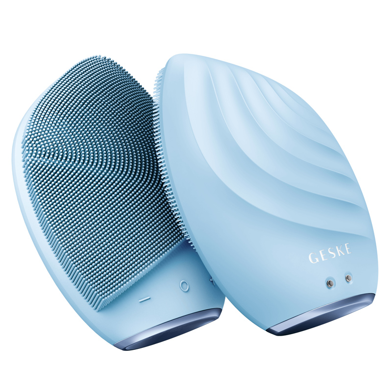Электронная ультразвуковая щетка для лица GESKE Sonic Facial Brush 5в1 aquamarine