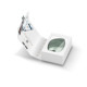 Электронная ультразвуковая щетка для лица GESKE Sonic Facial Brush 5в1 green