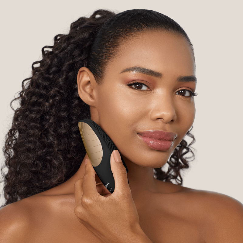 Электронная звуковая термо щетка для лица GESKE Sonic Thermo Facial Brush 6в1 gray