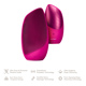 Электронная звуковая термо щетка для лица GESKE Sonic Thermo Facial Brush 6в1 magenta