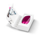 Электронная звуковая термо щетка для лица GESKE Sonic Thermo Facial Brush 6в1 magenta
