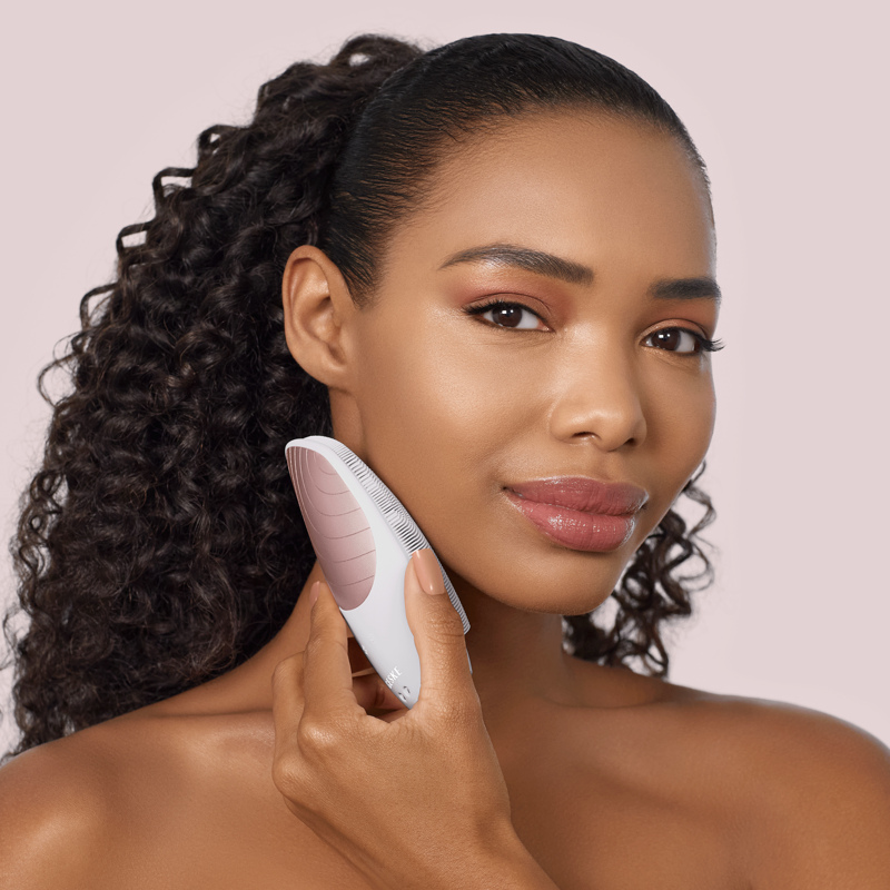 Электронная звуковая термо щетка для лица GESKE Sonic Thermo Facial Brush 6в1 starlight