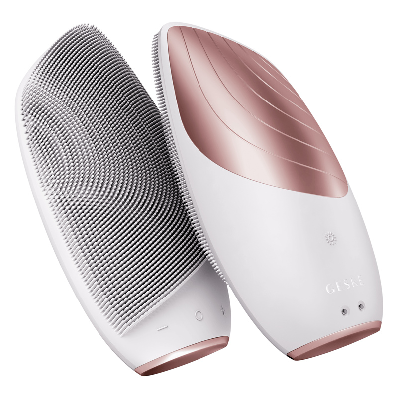 Электронная звуковая термо щетка для лица GESKE Sonic Thermo Facial Brush 6в1 starlight