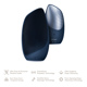 Электронная звуковая термо щетка для лица GESKE Sonic Thermo Facial Brush 6в1 midnight