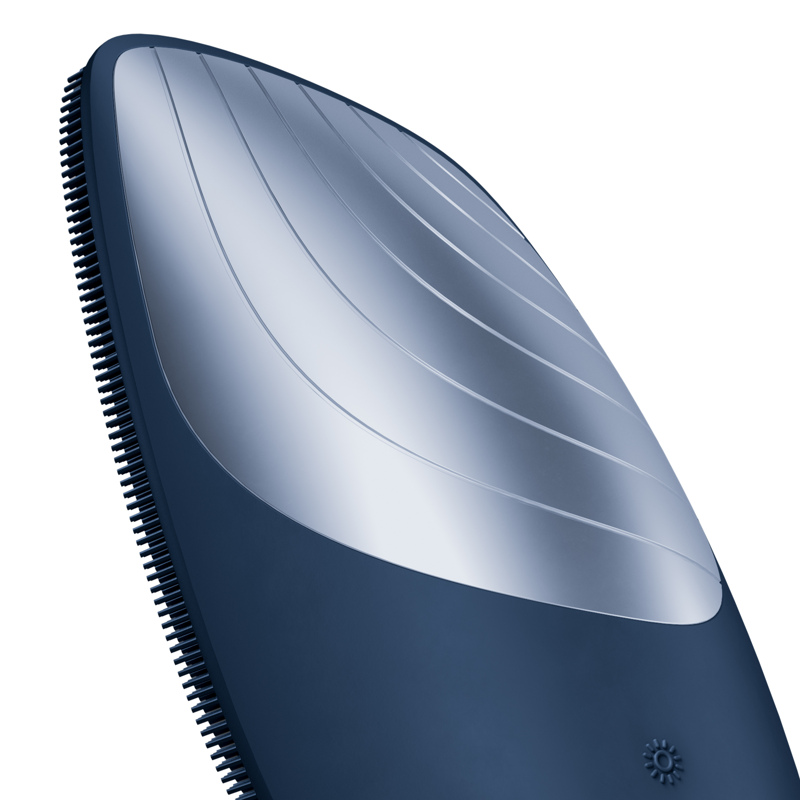 Электронная звуковая термо щетка для лица GESKE Sonic Thermo Facial Brush 6в1 midnight