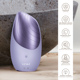 Электронная звуковая термо щетка для лица GESKE Sonic Thermo Facial Brush 6в1 purple
