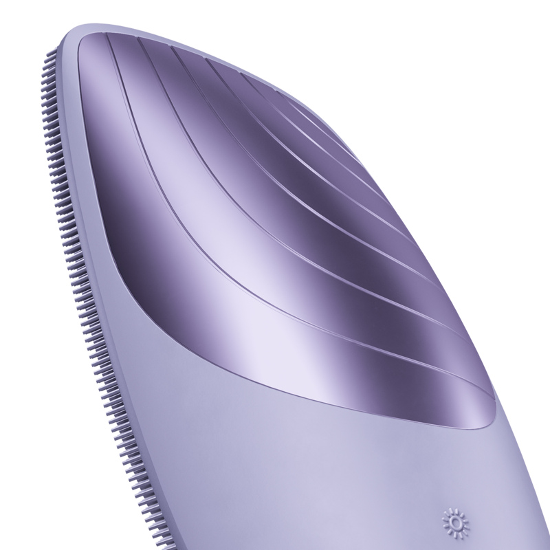 Электронная звуковая термо щетка для лица GESKE Sonic Thermo Facial Brush 6в1 purple