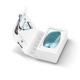 Электронная звуковая термо щетка для лица GESKE Sonic Thermo Facial Brush 6в1 turquoise
