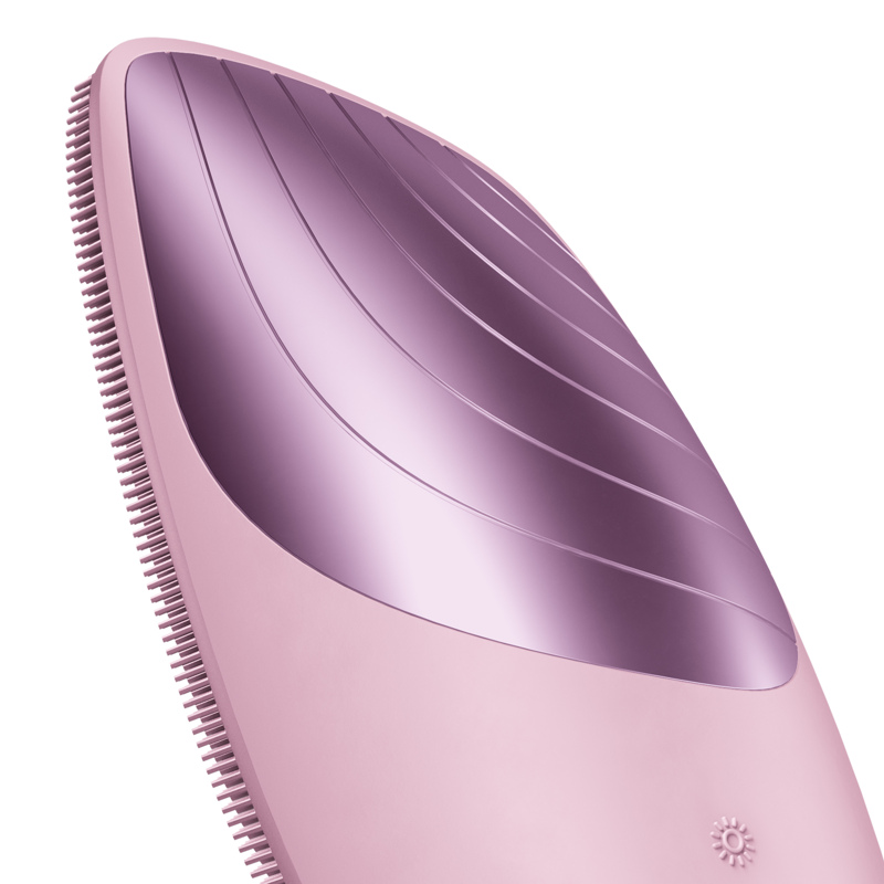 Электронная звуковая термо щетка для лица GESKE Sonic Thermo Facial Brush 6в1 pink