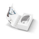 Электронная звуковая термо щетка для лица GESKE Sonic Thermo Facial Brush 6в1 white
