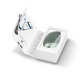 Электронная звуковая термо щетка для лица GESKE Sonic Thermo Facial Brush 6в1 green