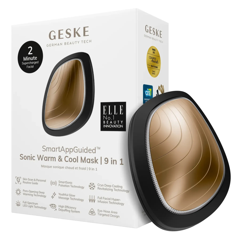 Ультразвуковая маска тепло и холод GESKE Sonic Warm&Cool Mask 9в1 gray