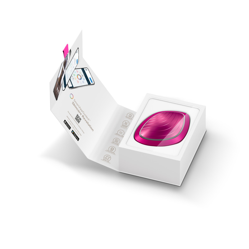 Ультразвуковая маска тепло и холод GESKE Sonic Warm&Cool Mask 9в1 magenta