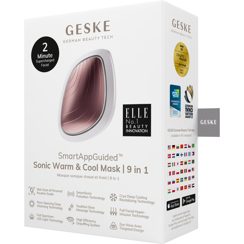 Ультразвуковая маска тепло и холод GESKE Sonic Warm&Cool Mask 9в1 starlight