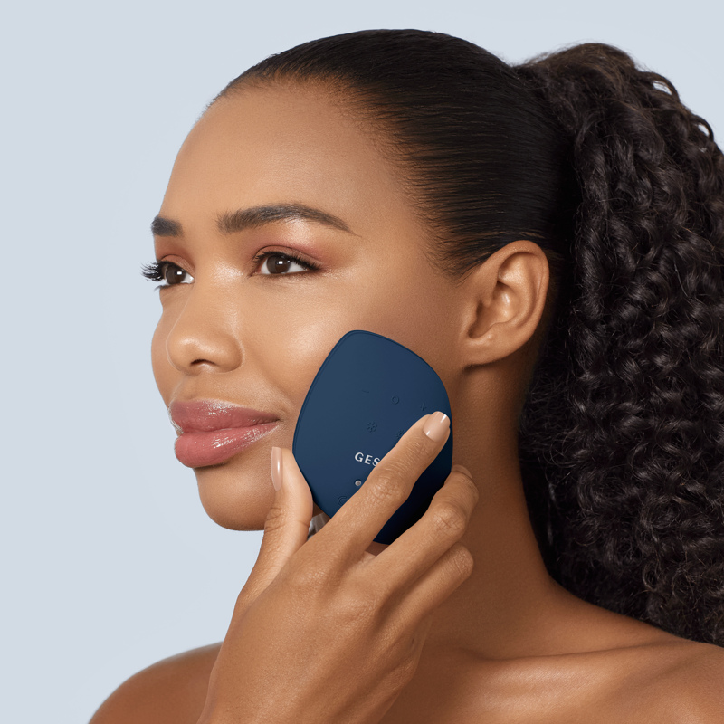 Ультразвуковая маска тепло и холод GESKE Sonic Warm&Cool Mask 9в1 midnight