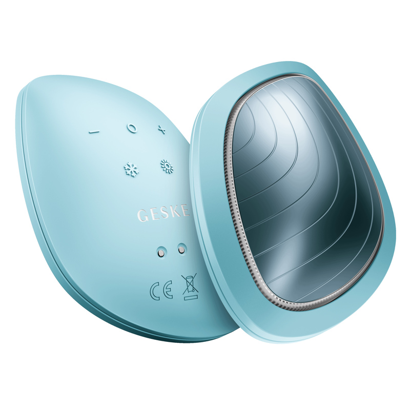 Ультразвуковая маска тепло и холод GESKE Sonic Warm&Cool Mask 9в1 turquoise