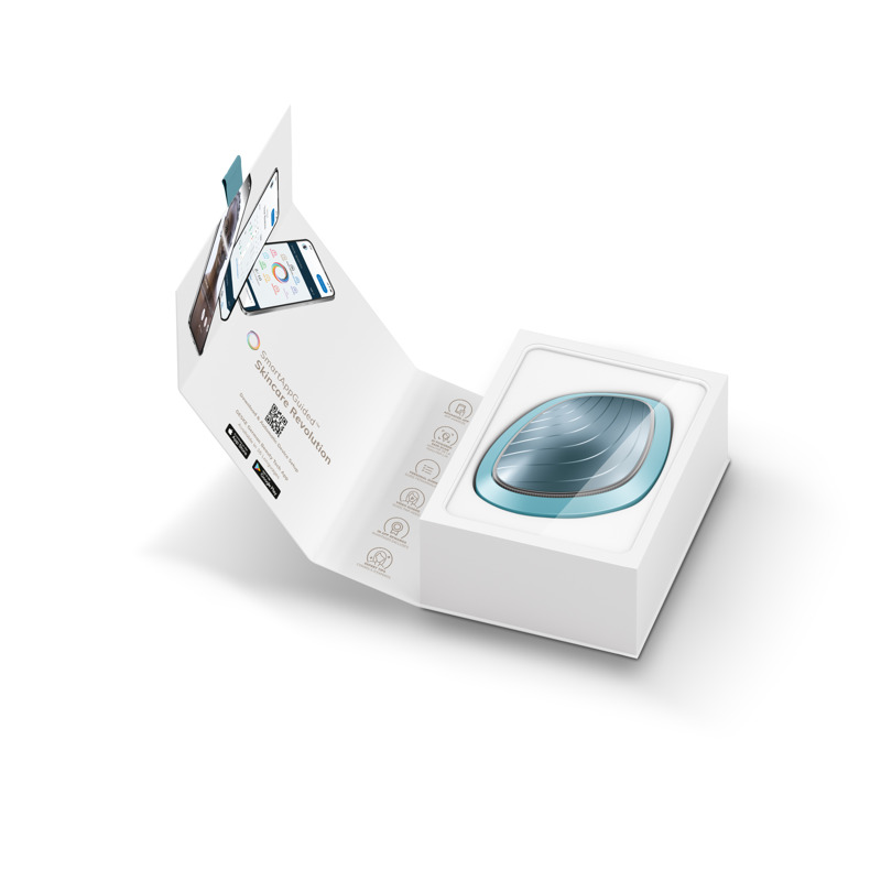 Ультразвуковая маска тепло и холод GESKE Sonic Warm&Cool Mask 9в1 turquoise
