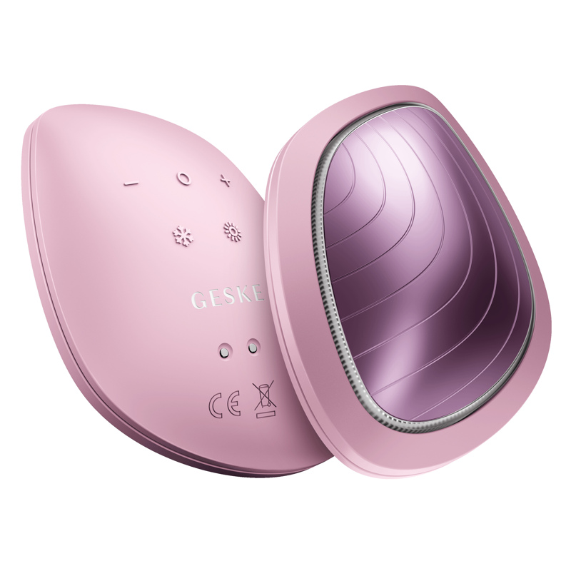 Ультразвуковая маска тепло и холод GESKE Sonic Warm&Cool Mask 9в1 pink