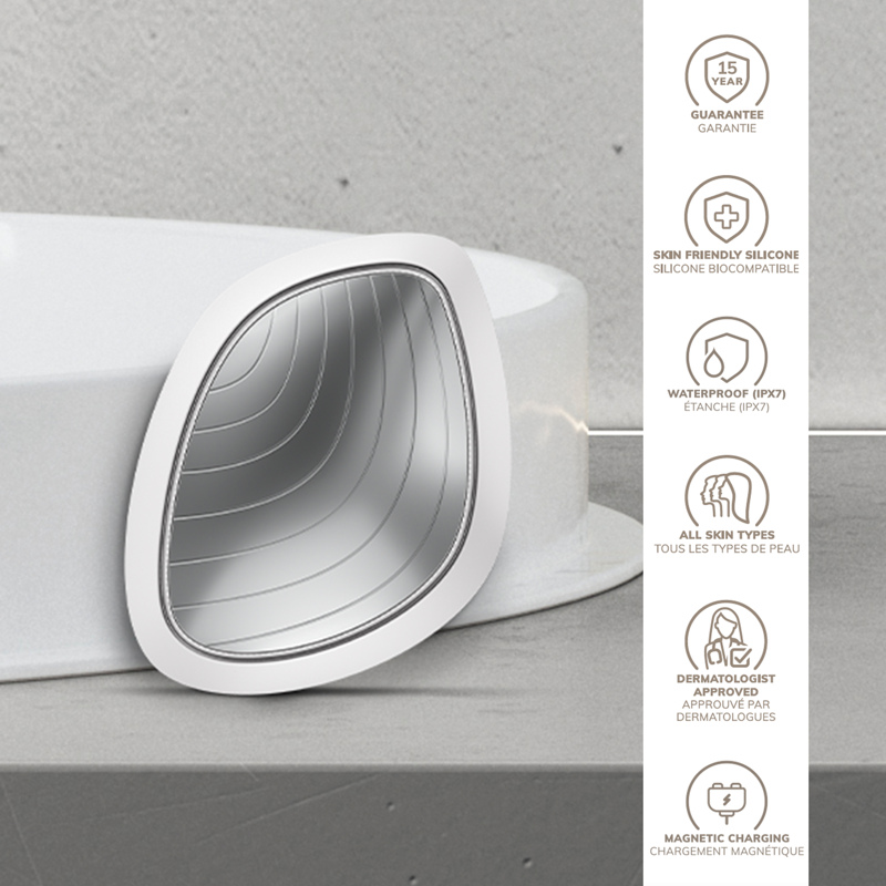 Ультразвуковая маска тепло и холод GESKE Sonic Warm&Cool Mask 9в1 white