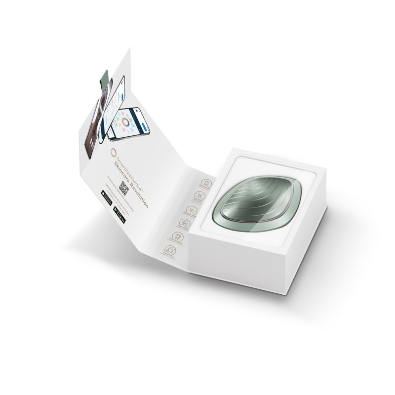 Ультразвуковая маска тепло и холод GESKE Sonic Warm&Cool Mask 9в1 green