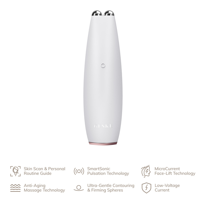 Микротоковая ручка для подтяжки лица GESKE MicroCurrent Face-Lift Pen 6в1 starlight