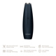 Микротоковая ручка для подтяжки лица GESKE MicroCurrent Face-Lift Pen 6в1 black