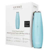 Микротоковая ручка для подтяжки лица GESKE MicroCurrent Face-Lift Pen 6в1 turquoise