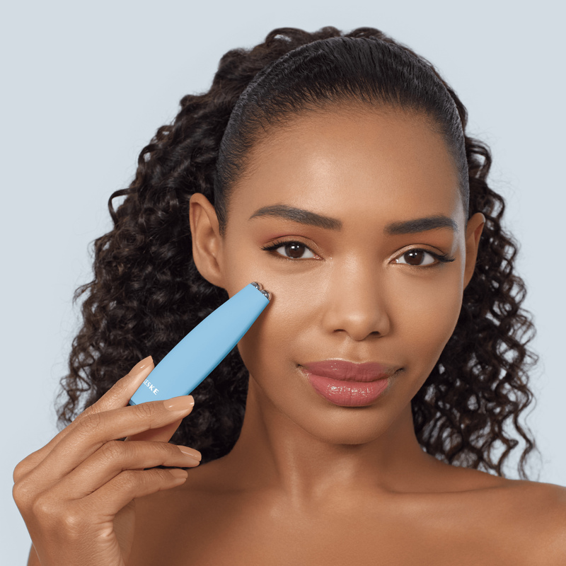 Микротоковая ручка для подтяжки лица GESKE MicroCurrent Face-Lift Pen 6в1 aquamarine