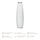 Микротоковая ручка для подтяжки лица GESKE MicroCurrent Face-Lift Pen 6в1 white